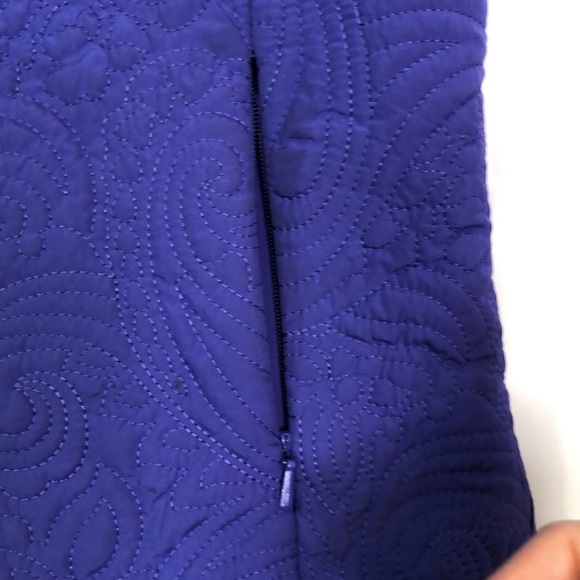 Pendleton Women’s Blue Quilted Vest Hidden Pocket Size XS - Picture 6 of 11